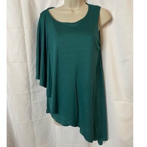 WHBM NWT asymmetrical blouse size MED